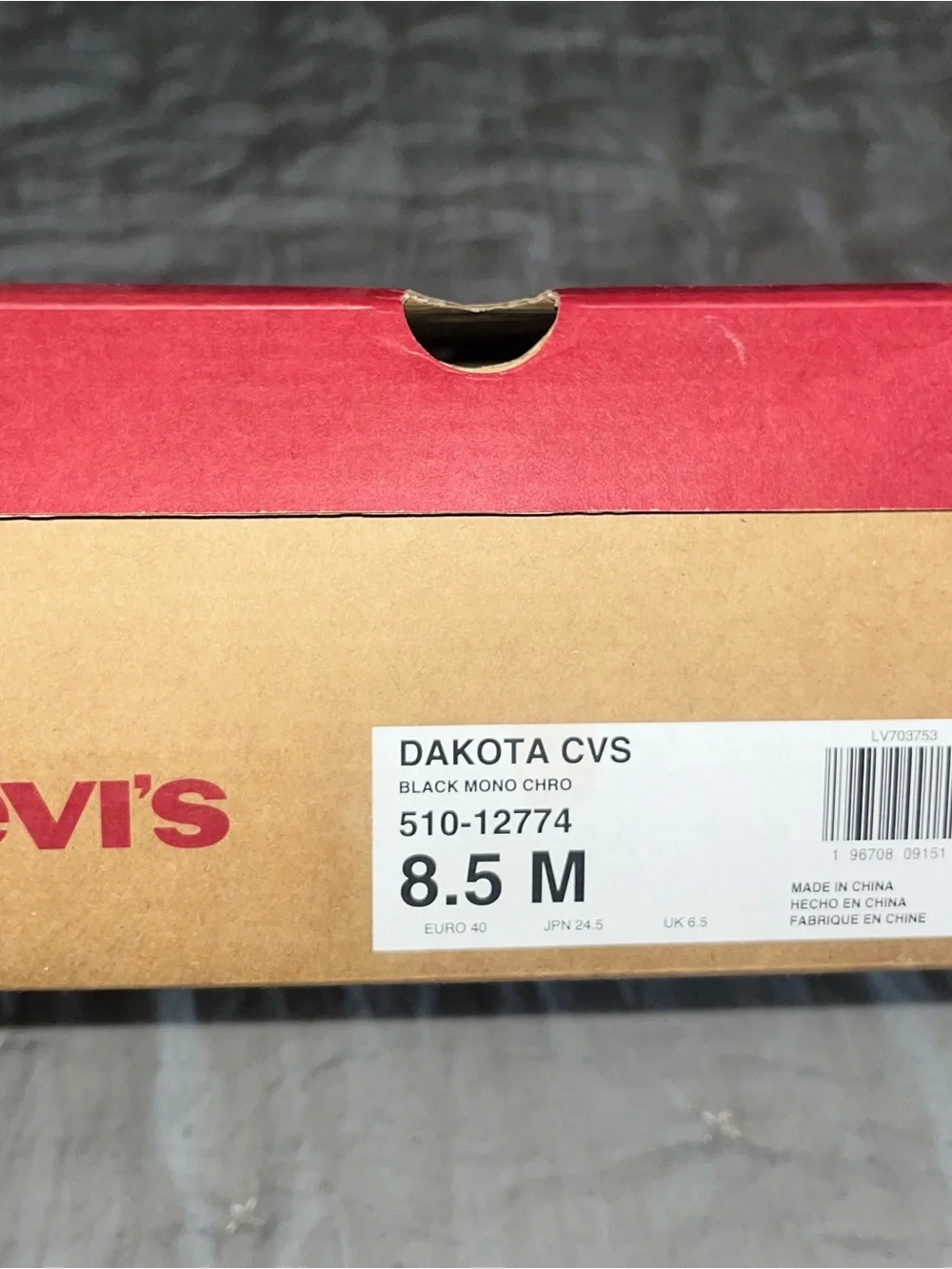 Levi's Women's Black Canvas Sneakers with Pink Lining
